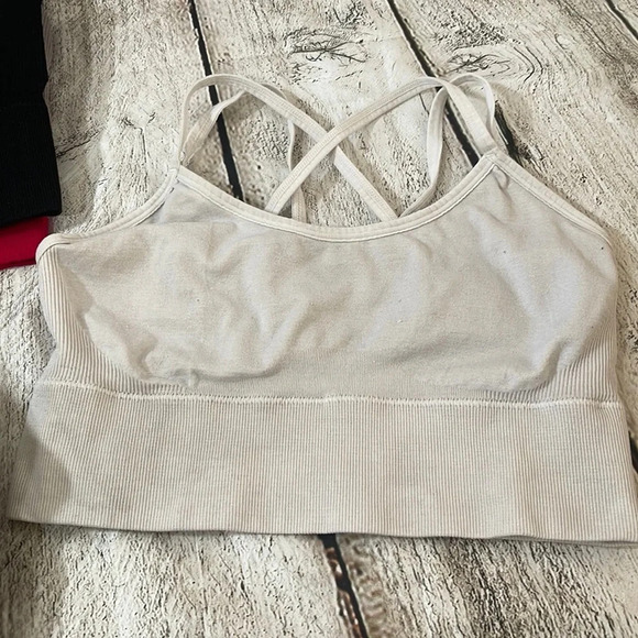 Lot of 5 criss cross various colors bralettes Medium - Picture 4 of 4